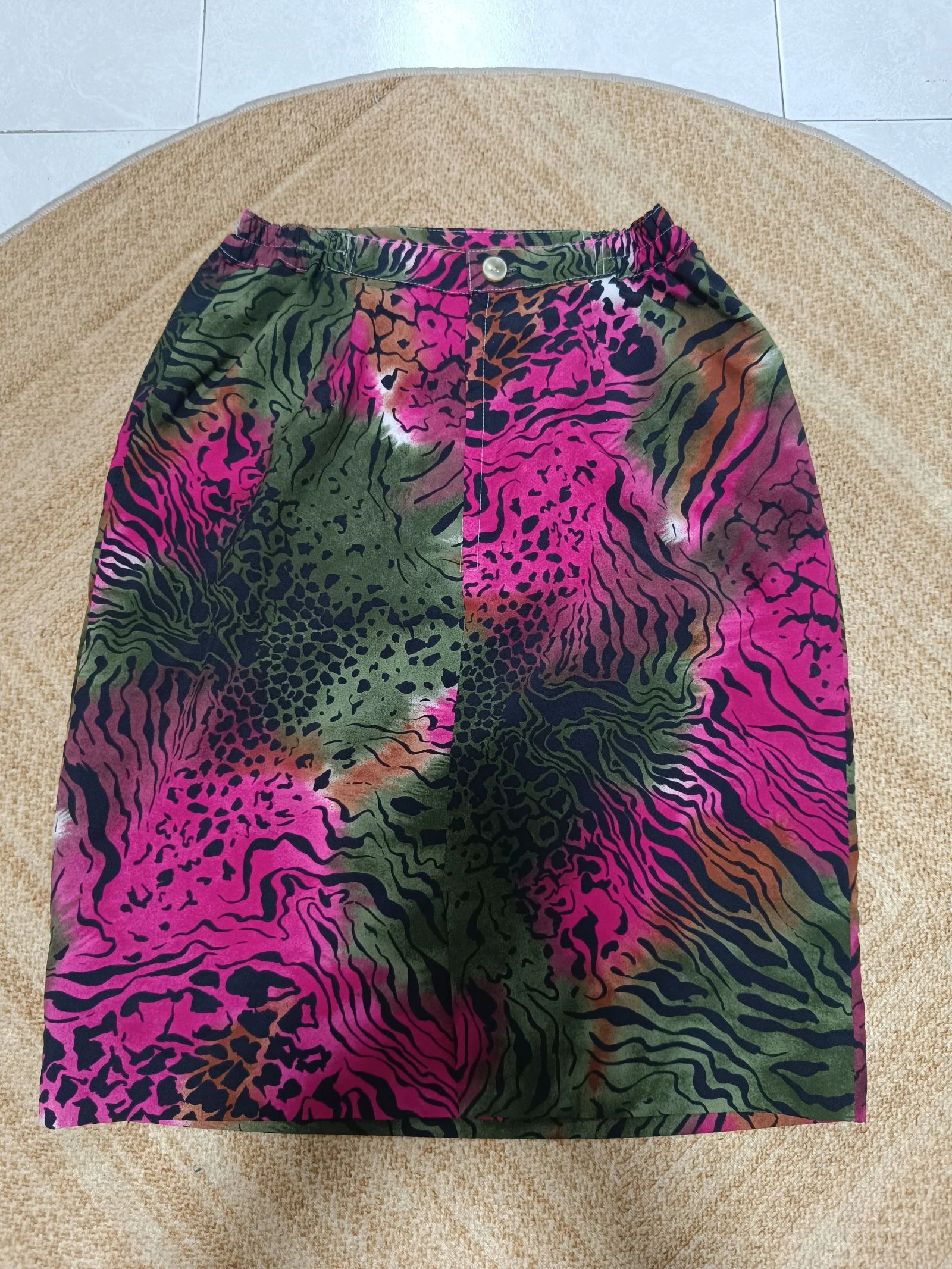 Damesrok met dierenprint in veelkleurig. Rok. Jupe – photo 5